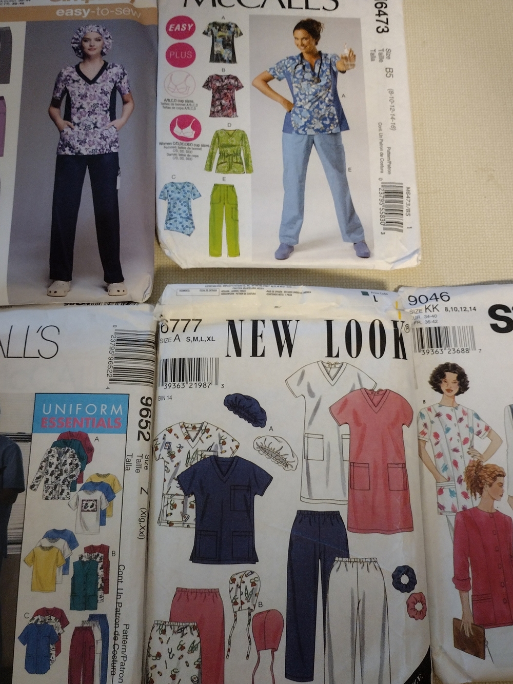 Uniform, Scrubs, Cna, Nurses Patterns New Look, McCall's, Simplicity 5